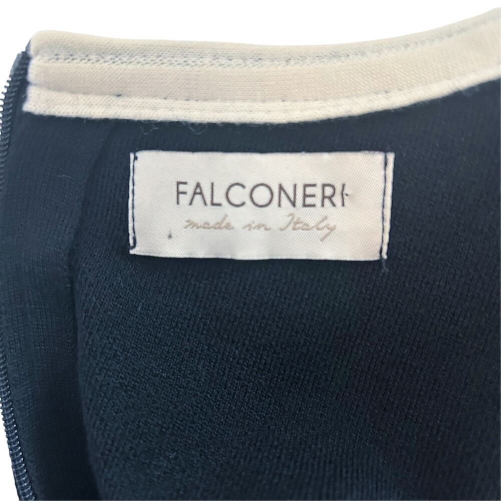 Falconeri Black Wool Wide Leg Sleeveless Jumpsuit M - Picture 5 of 14